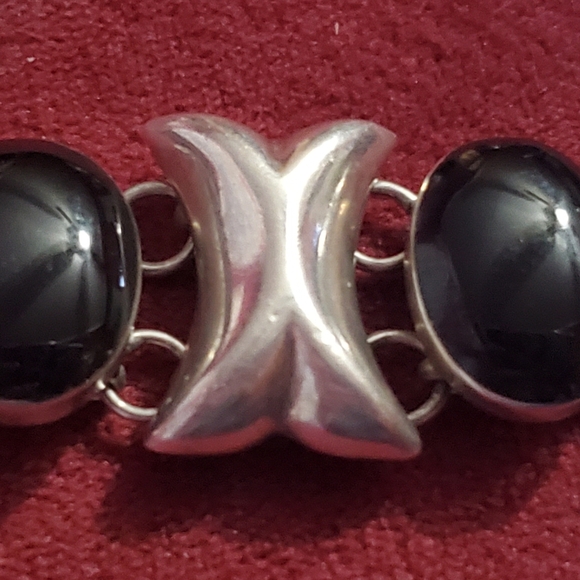 Onyx Sterling Silver bracelet - Picture 4 of 5